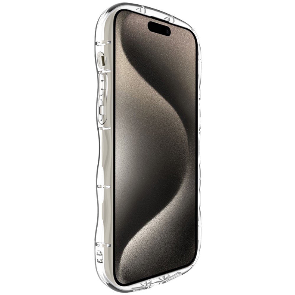 IMAK iPhone 15 Pro Max Skal TPU Transparent