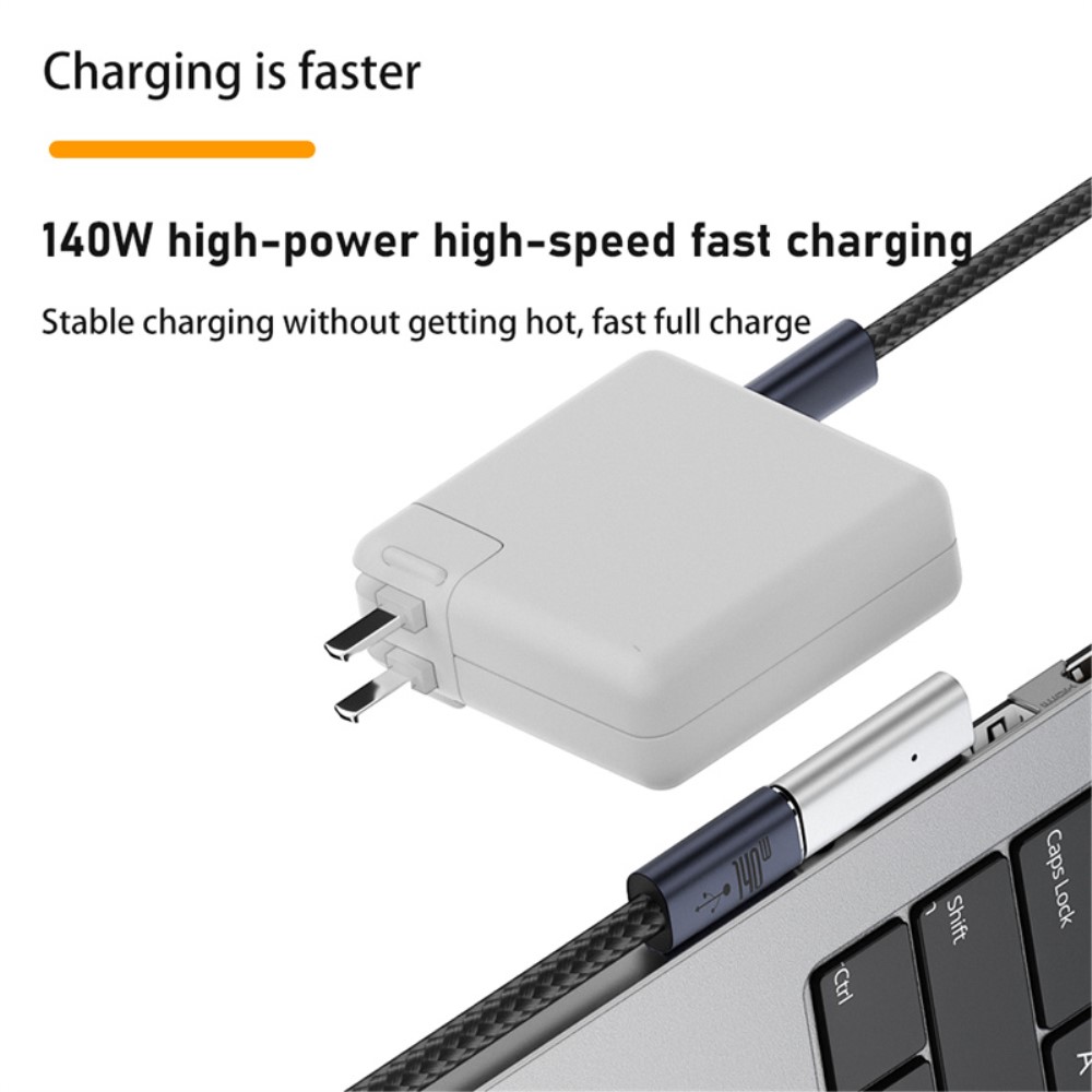 140W MacBook Adapter MagSafe 3 till USB-C Snabbladdning