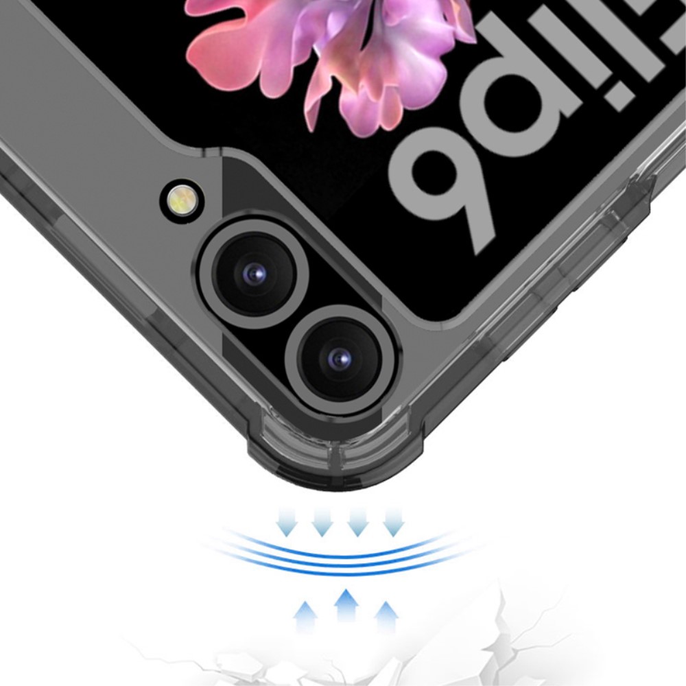 GKK Galaxy Z Flip 6 Skal Med Ringhllare Magsafe Transparent