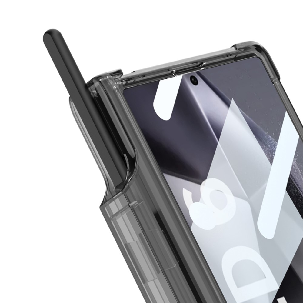 GKK Galaxy Z Fold 6 Skal Med Pennhllare MagSafe Transparent