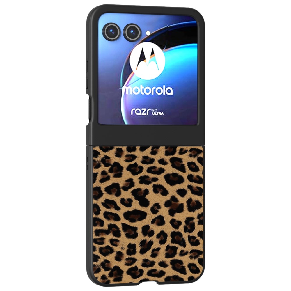 Motorola Razr 50 5G Mobilskal Leopard Mnster