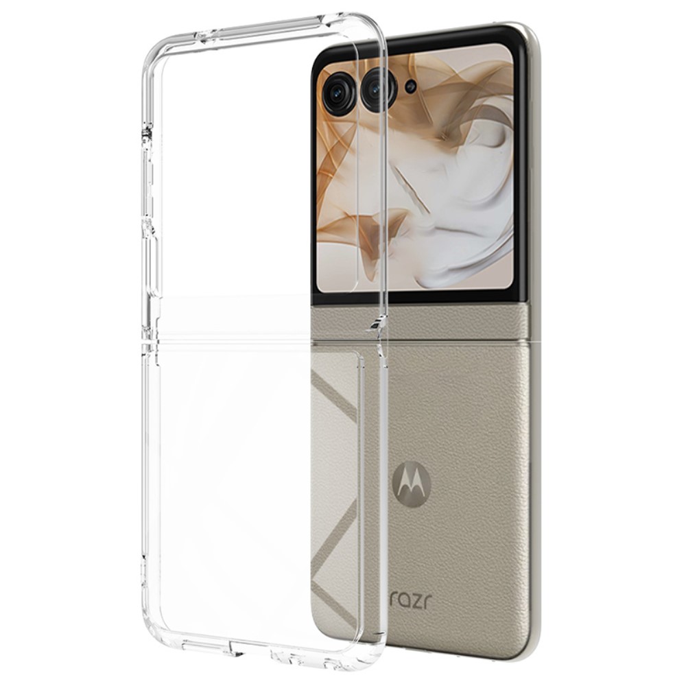 Motorola Razr 50 5G Mobilskal TPU/Akryl Transparent