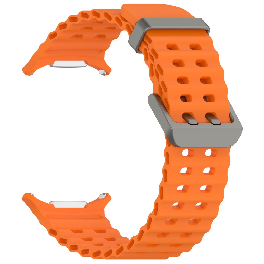 Galaxy Watch Ultra 47 mm Armband Wave Design Orange