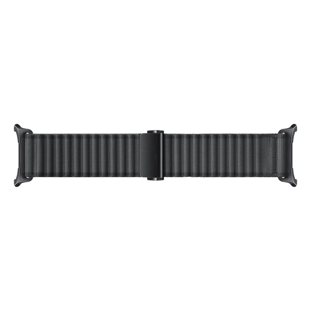 Galaxy Watch Ultra 47 mm Armband Nylon Justerbart Svart