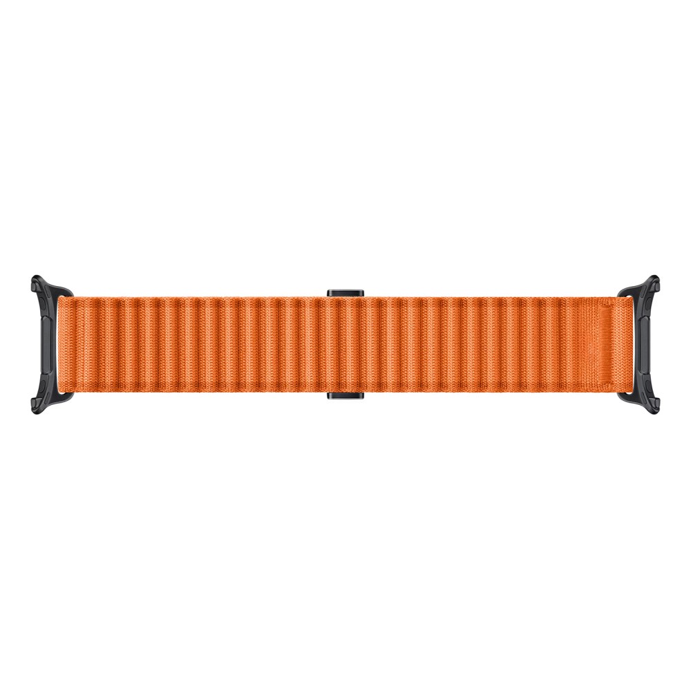 Galaxy Watch Ultra 47 mm Armband Nylon Justerbart Orange