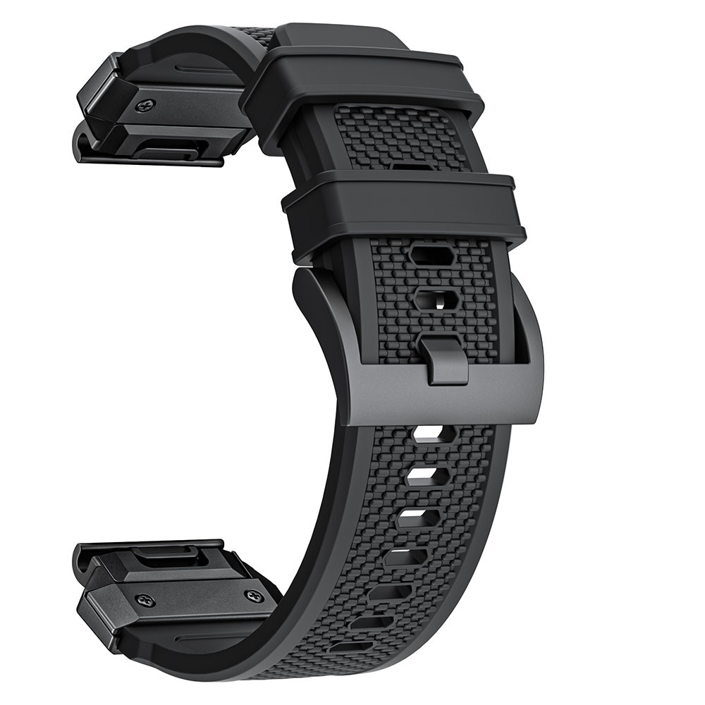 Fenix 5/5X/6X/7X 26 mm Klockarmband Robust Svart