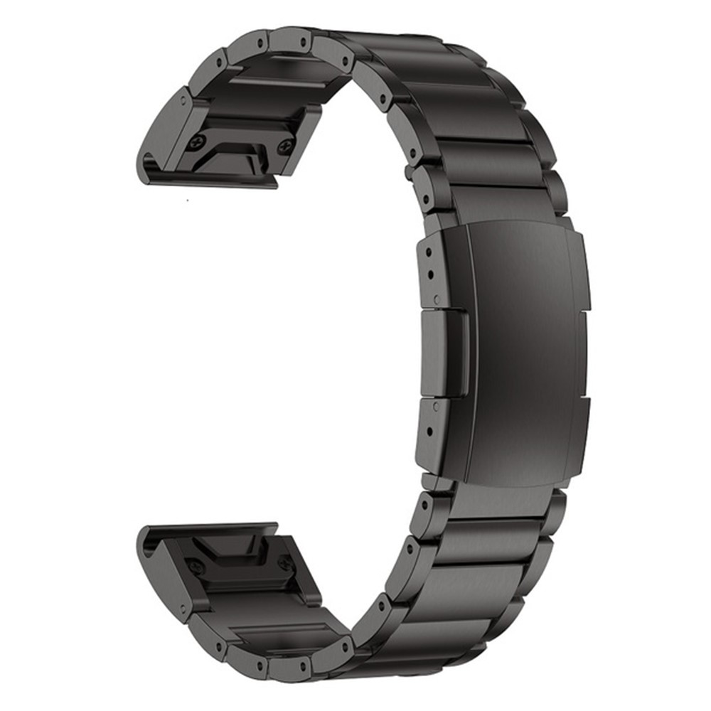 Klockarmband 26 mm Titanium Metall Svart