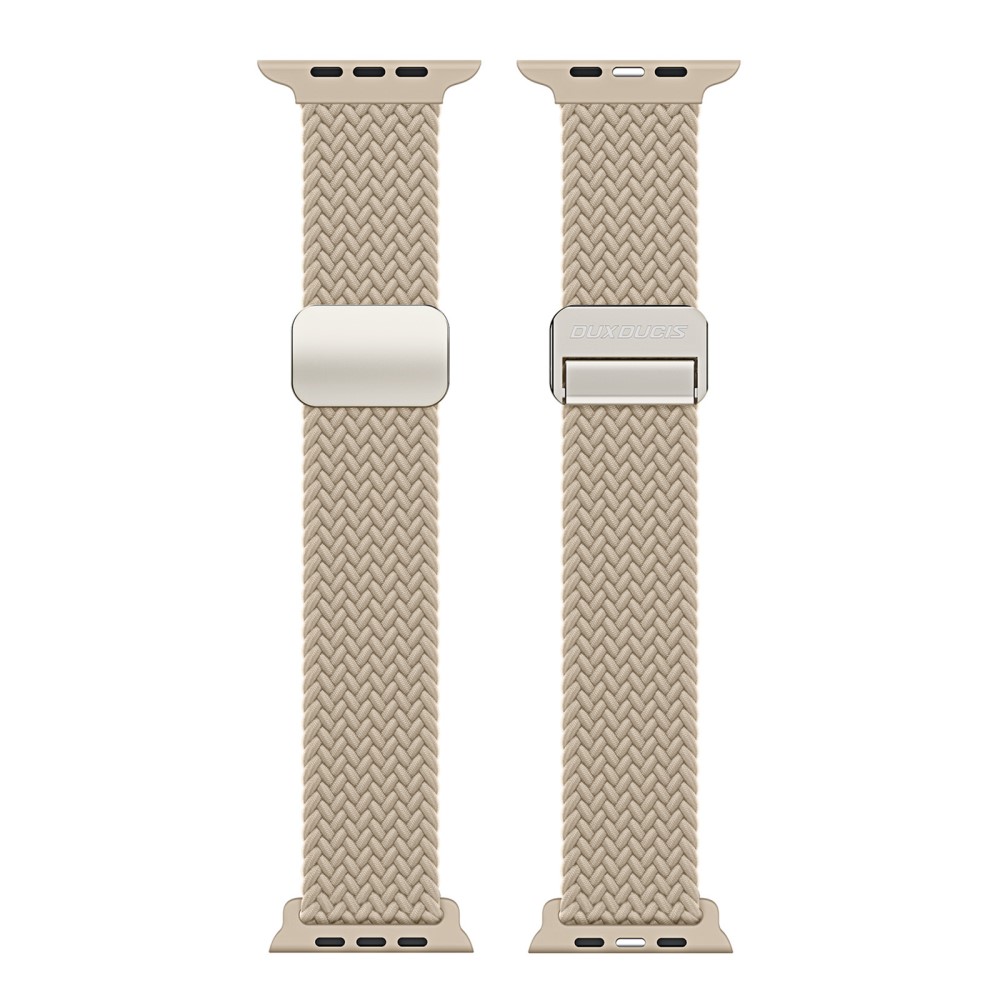 DUX DUCIS Apple Watch 38/40/41 Armband Flätat Beige