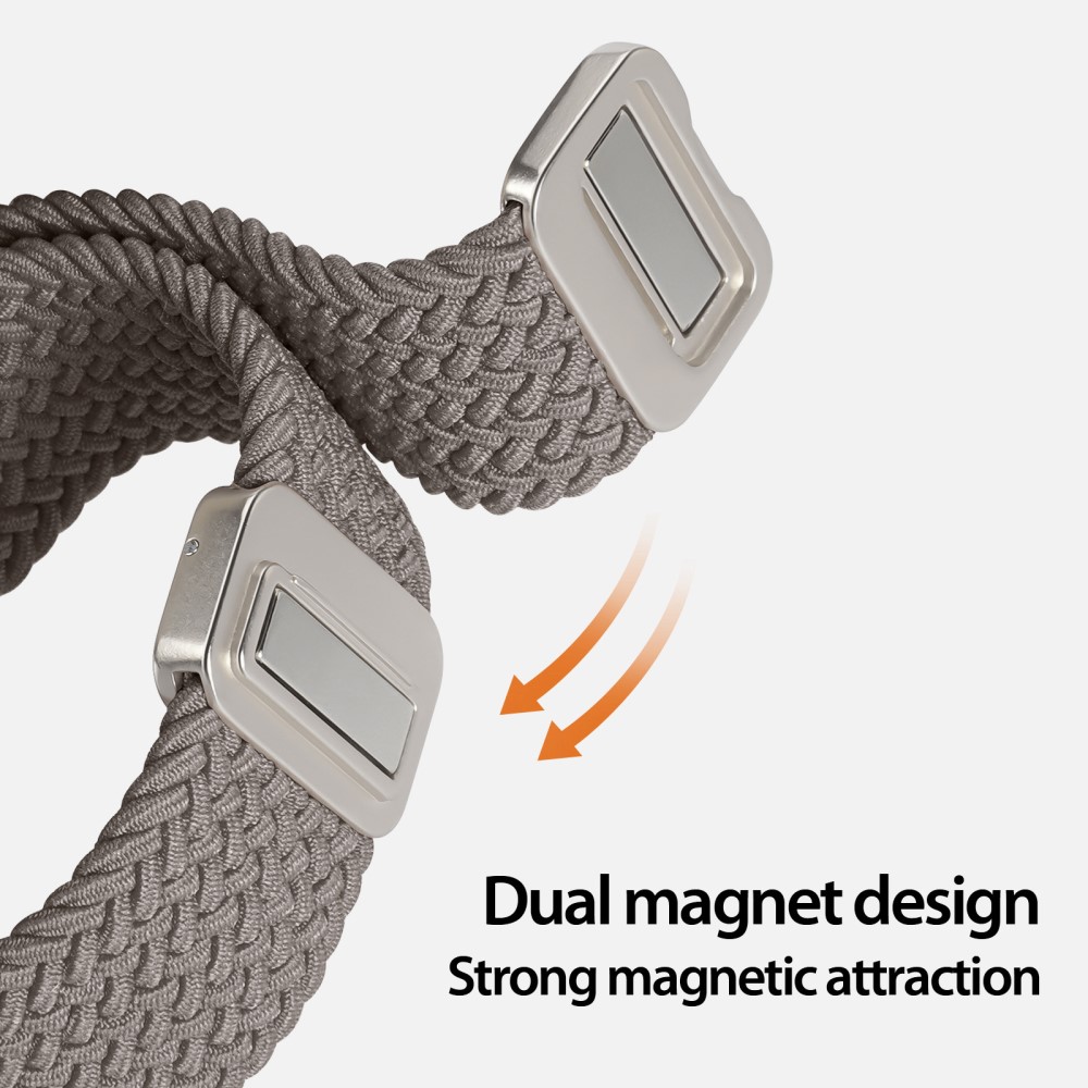 DUX DUCIS Apple Watch 38/40/41 Armband Flätat Grå