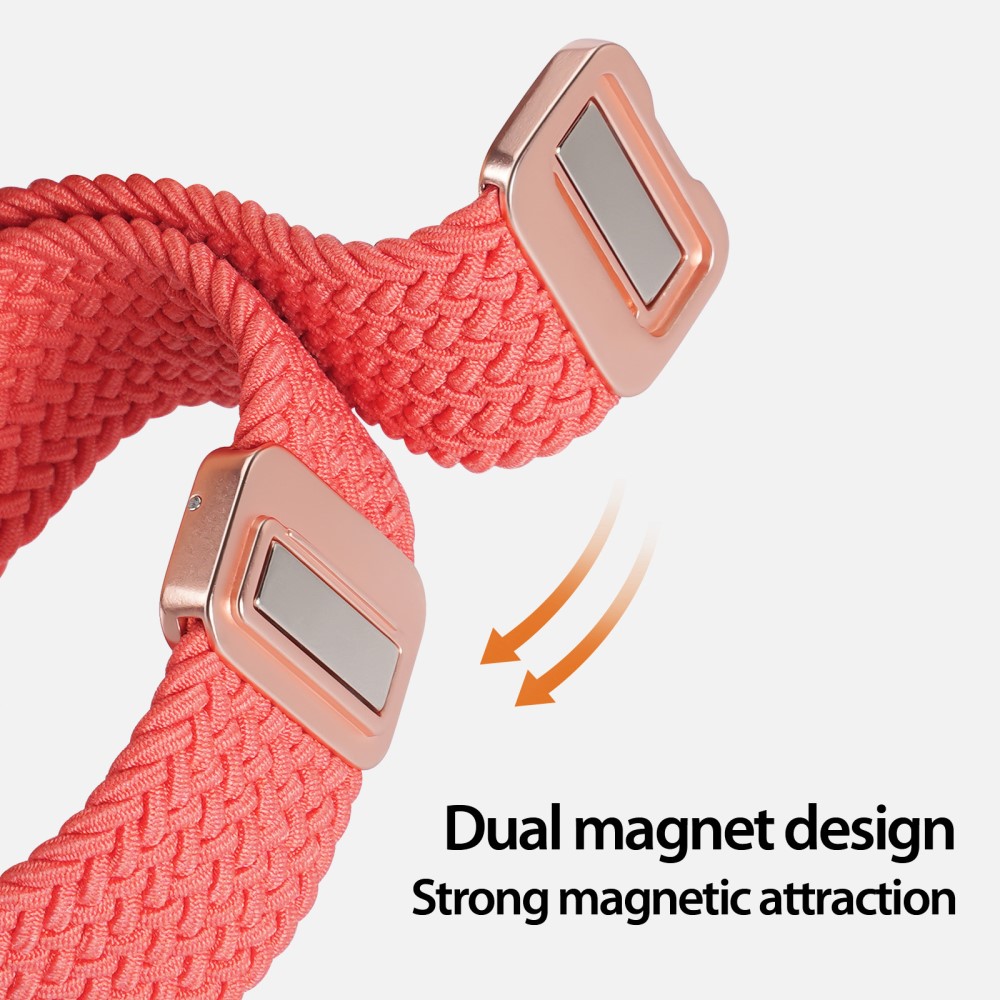 DUX DUCIS Apple Watch 38/40/41 Armband Flätat Rosa