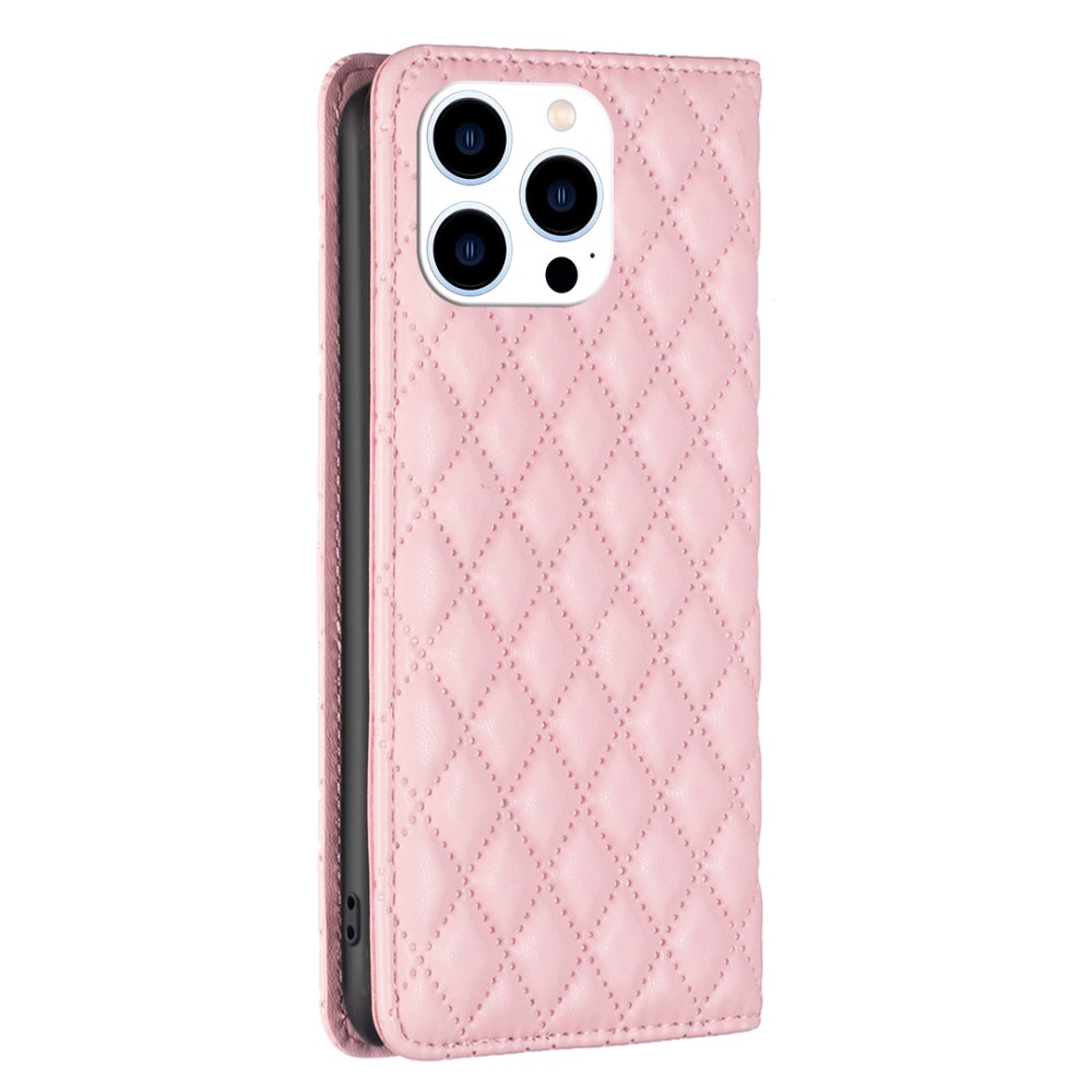 iPhone 16 Pro Max Fodral Diamond Flip Rosa