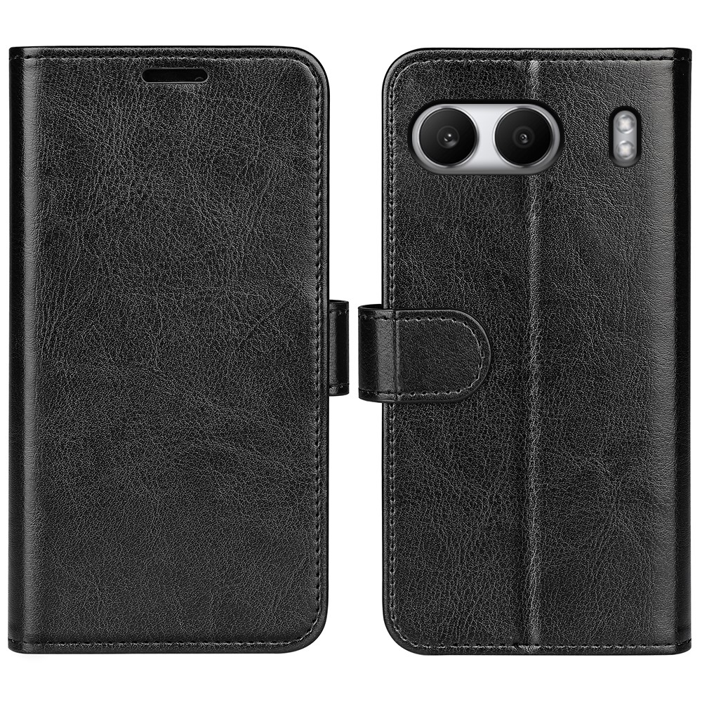 OnePlus Nord 4 Fodral Crazy Horse Svart