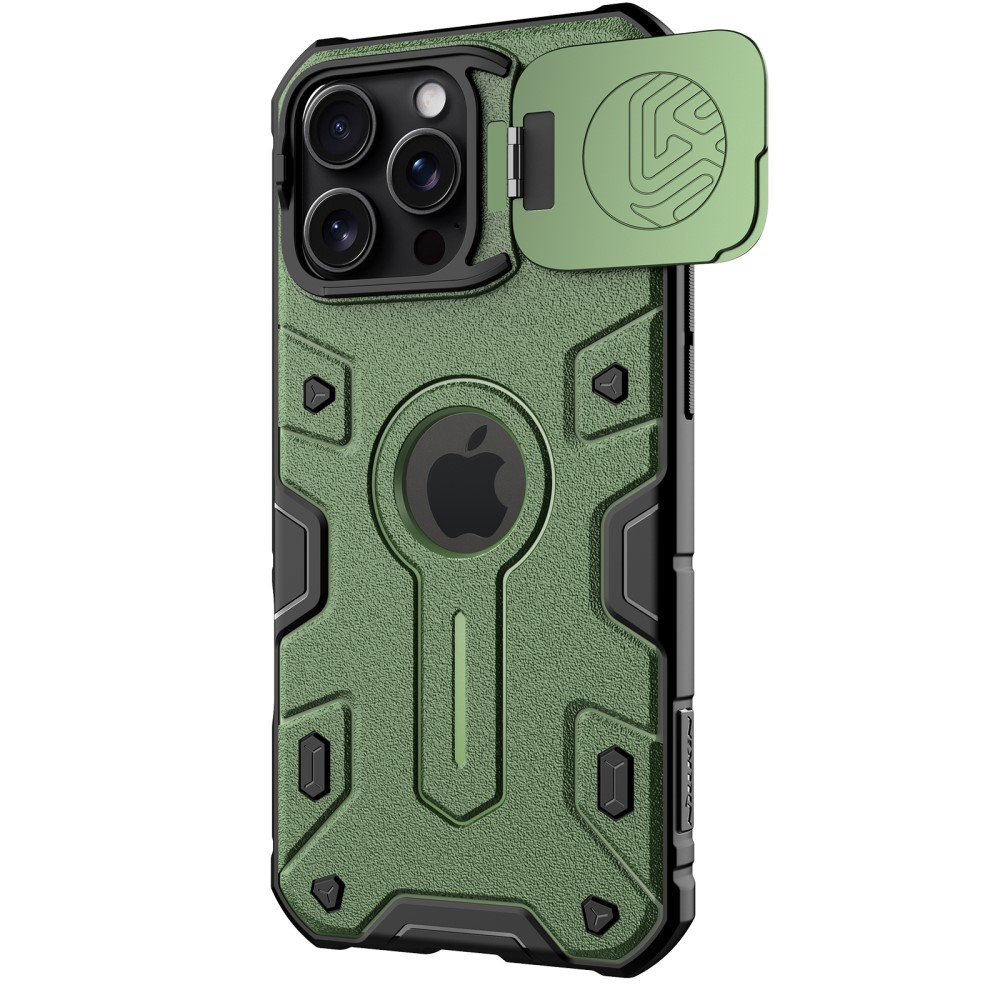 NILLKIN iPhone 16 Pro Max Skal Camshield Armor Grön