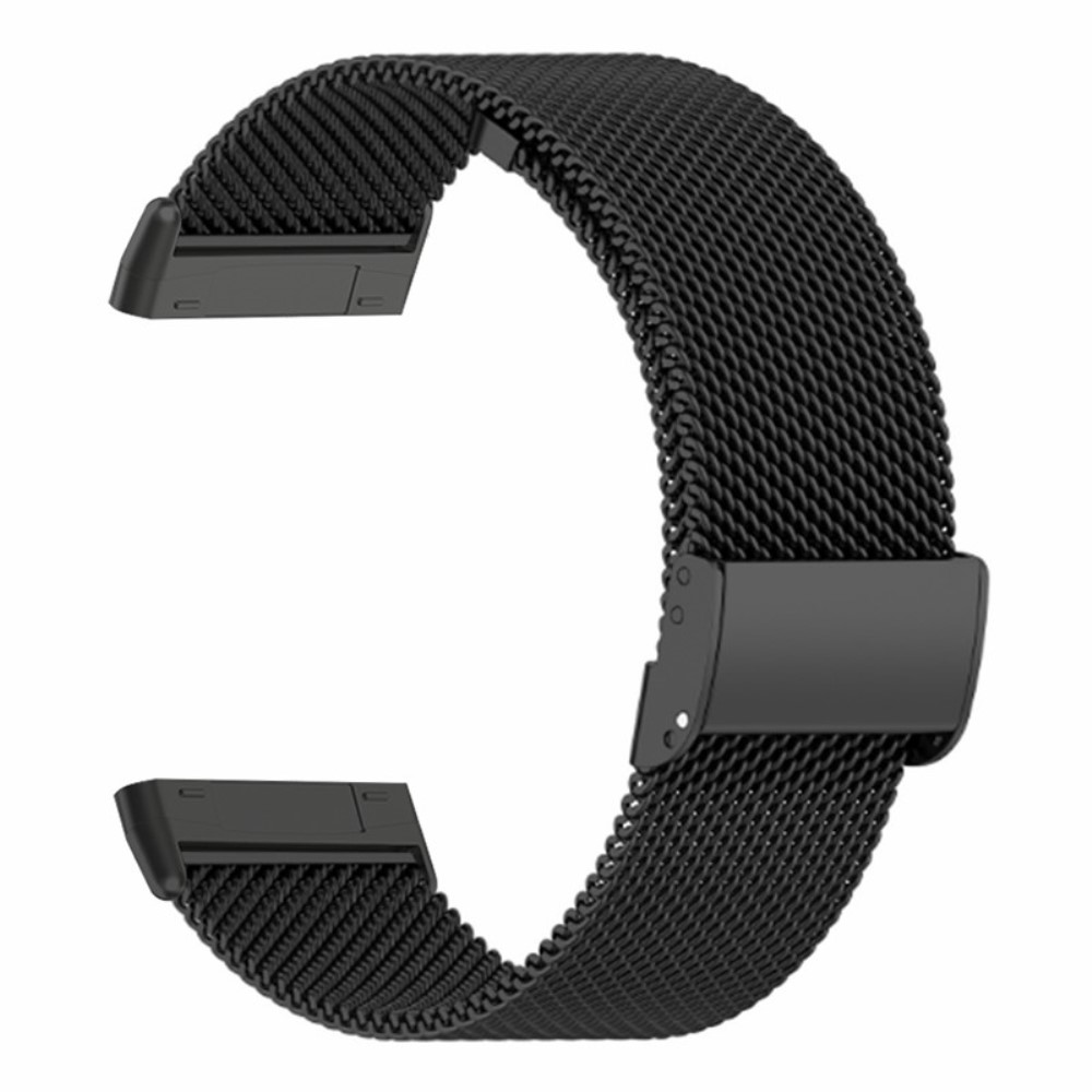 Fitbit Versa 4/Sense 2 Armband Metall Svart