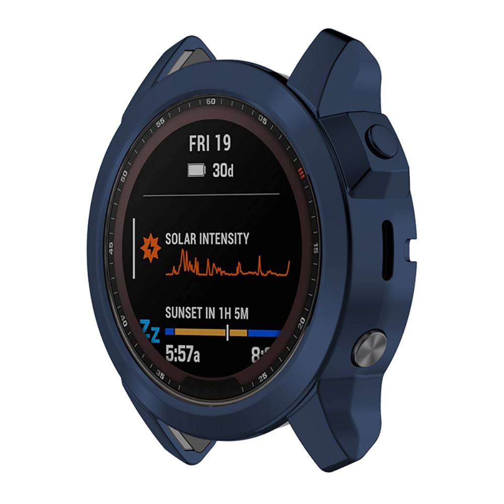 Garmin Fenix 7X/7X Solar Skal TPU Mörk Blå