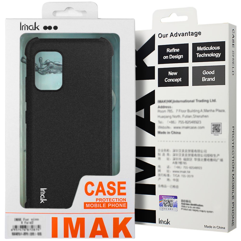 IMAK Samsung Galaxy S24 FE Skal TPU Shockproof Svart