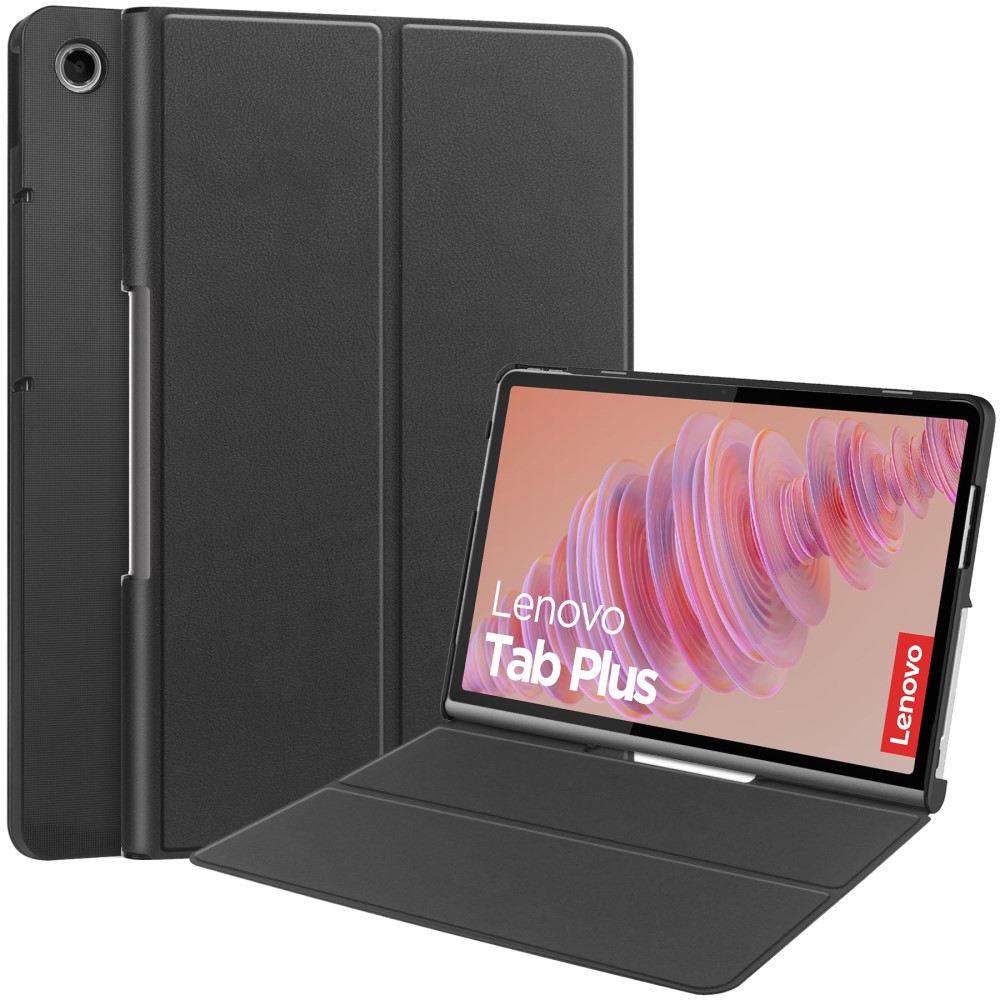 Lenovo Tab Plus Fodral Läder Svart