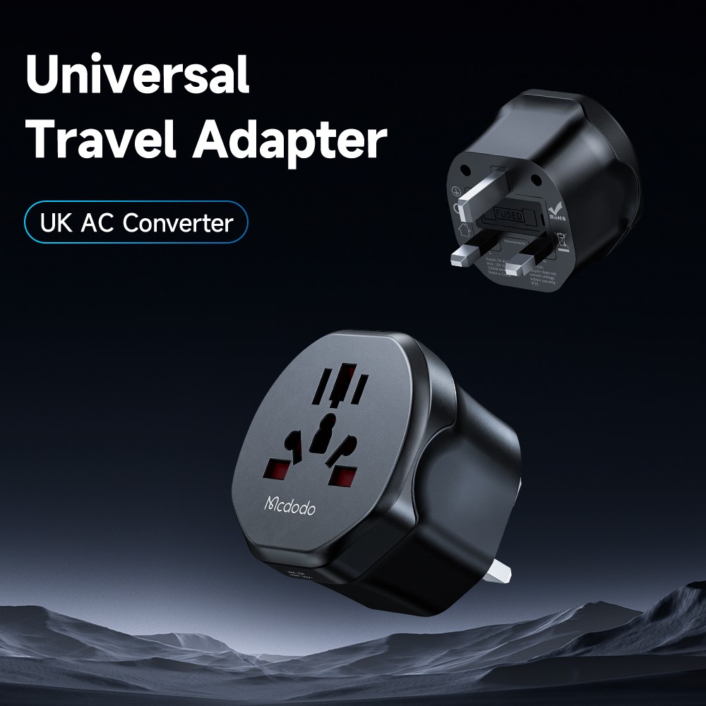 MCDODO Universal Reseadapter UK Plugg UK/EU/US