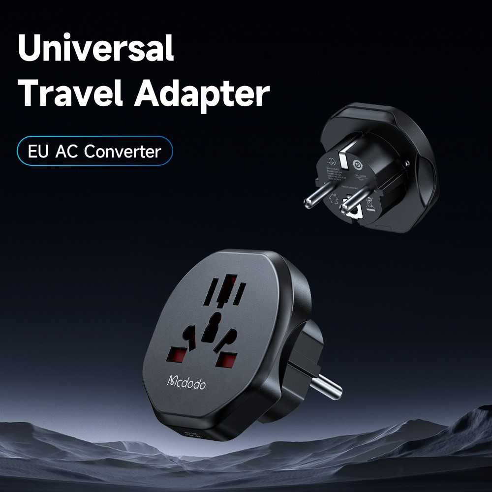 MCDODO Universal Reseadapter EU Plugg UK/EU/US