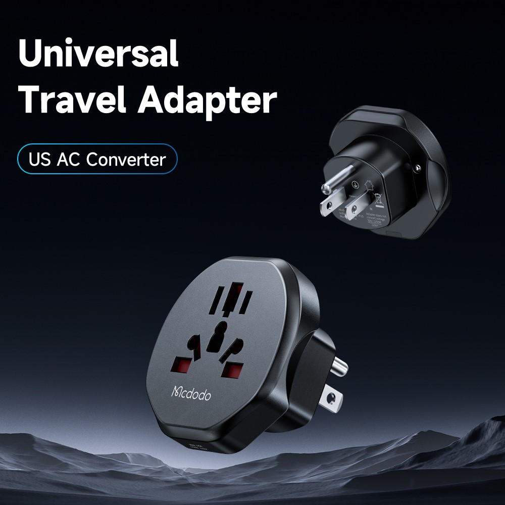 MCDODO Universal Reseadapter US Plugg UK/EU/US