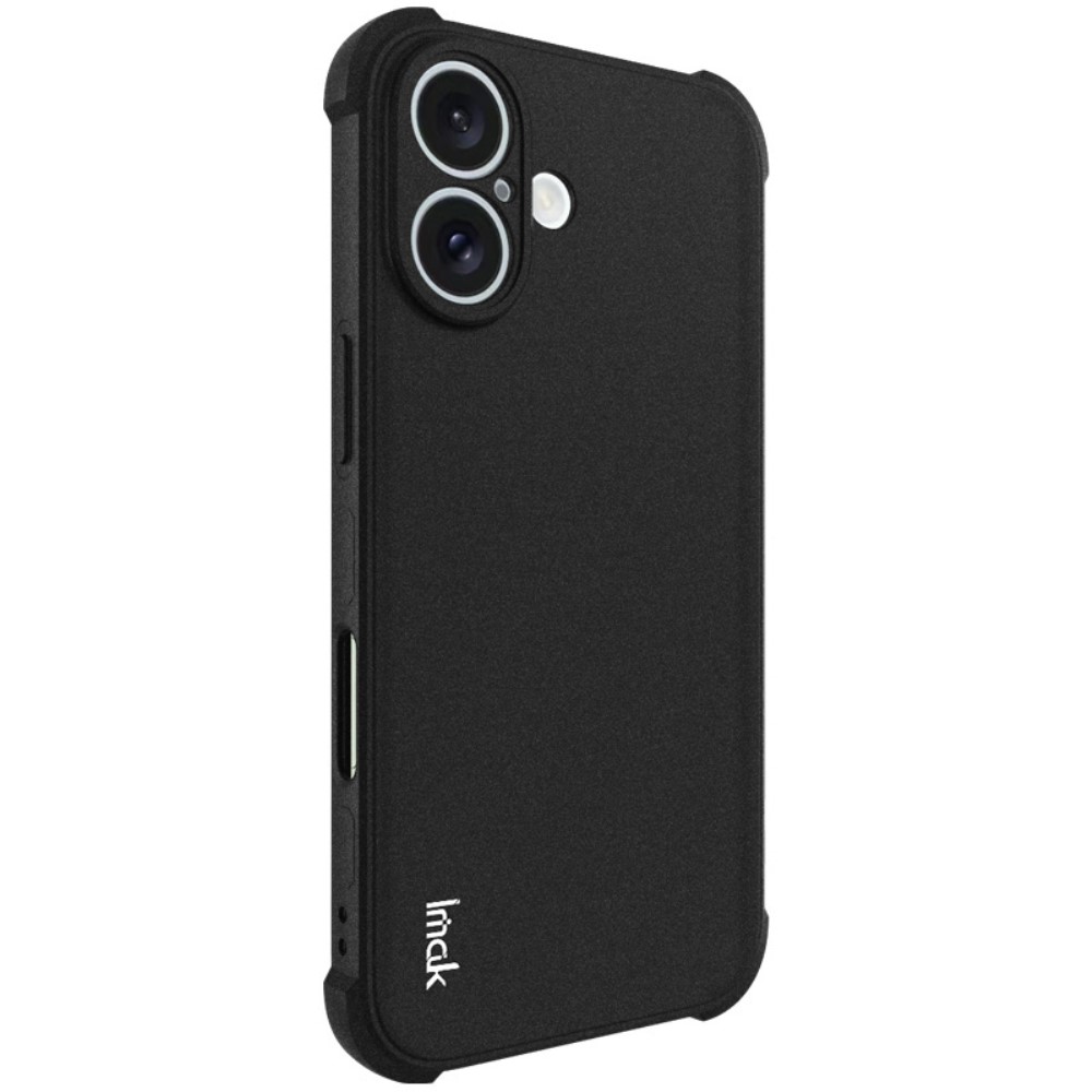 IMAK iPhone 16 Skal TPU Shockproof Svart