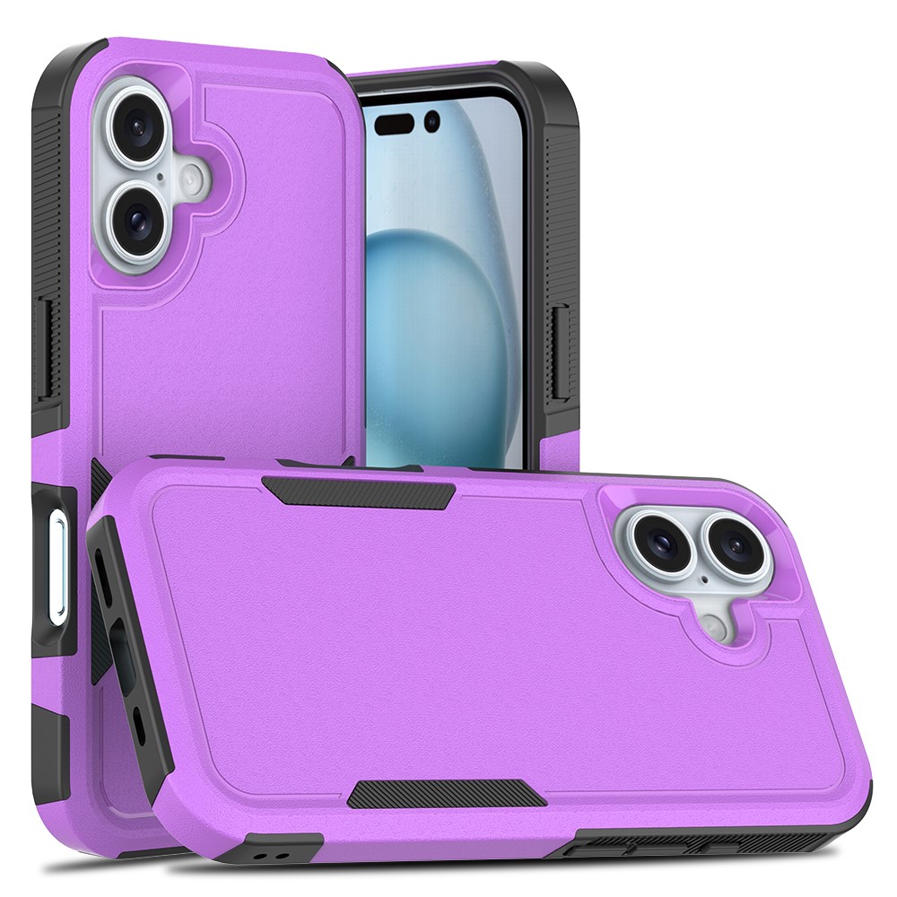 iPhone 16 Skal Extreme Shockproof Hybrid Lila