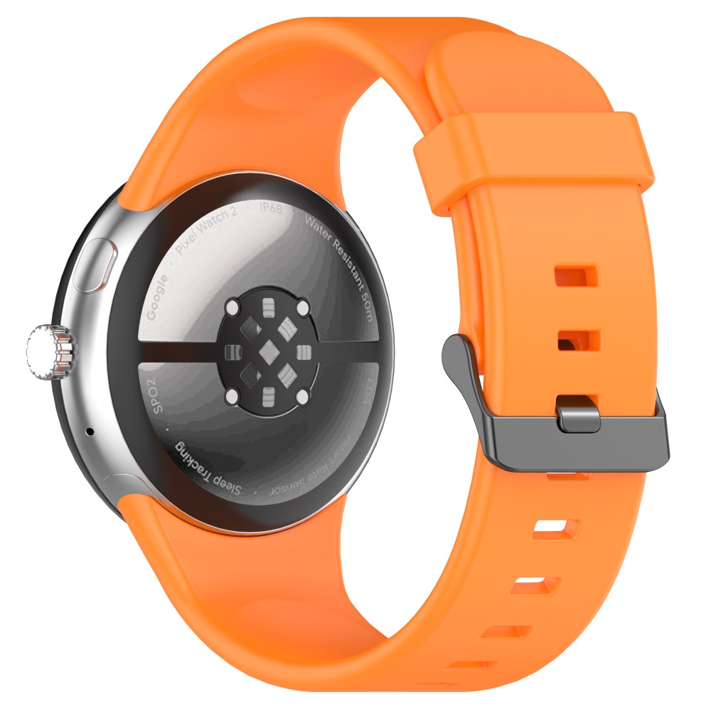 Google Pixel Watch 3 45 mm Armband Silikon Orange