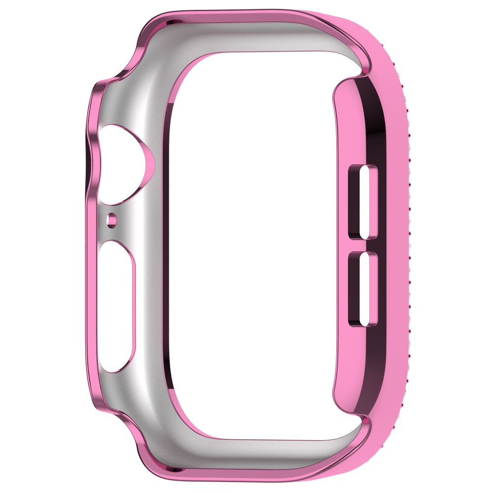 Apple Watch 10 42 mm Skal Rhinestone Rosa