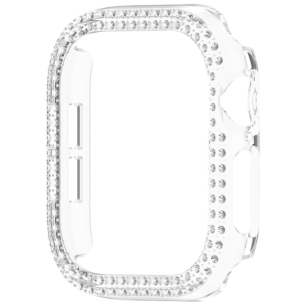 Apple Watch 10 42 mm Skal Rhinestone Transparent