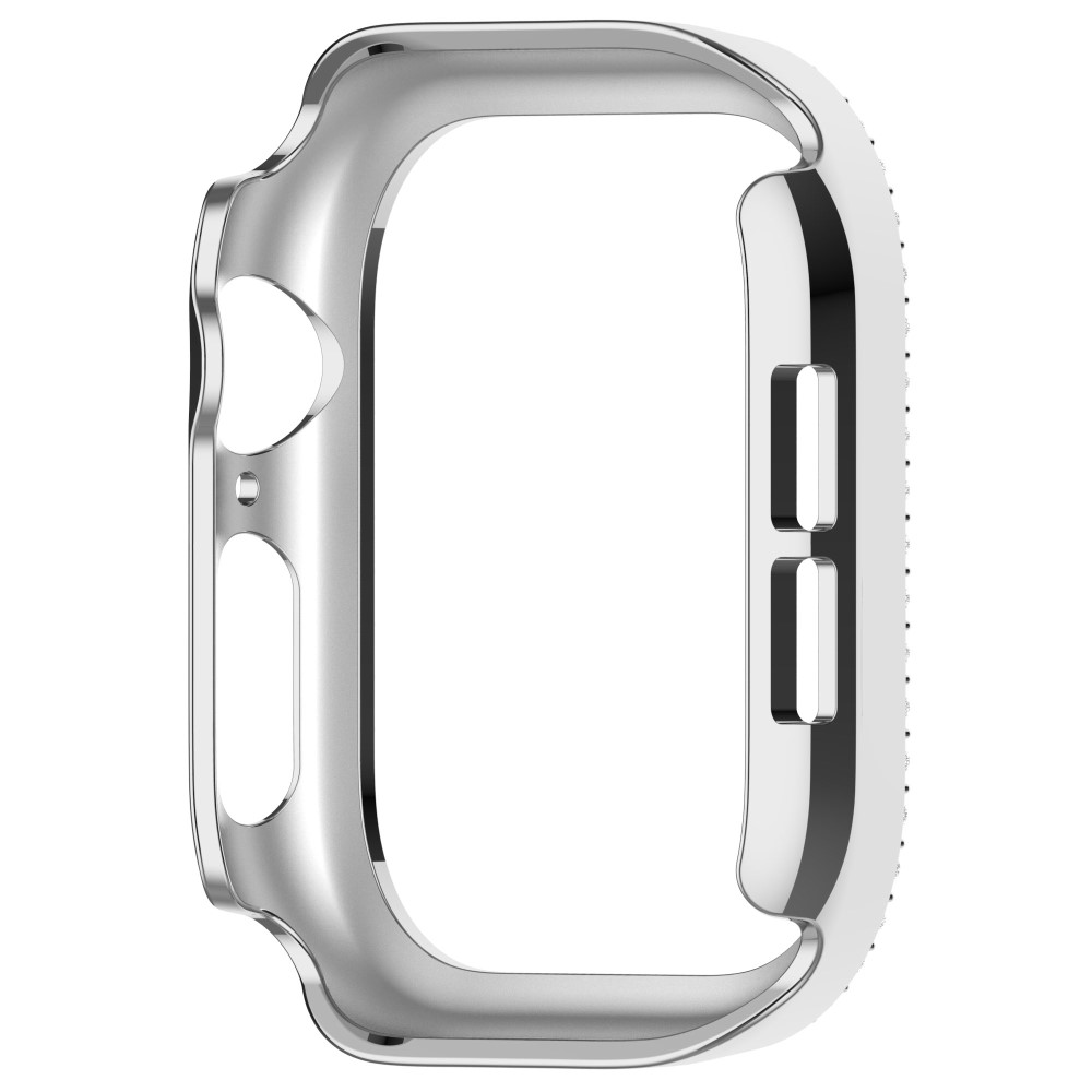 Apple Watch 10 46 mm Skal Rhinestone Silver