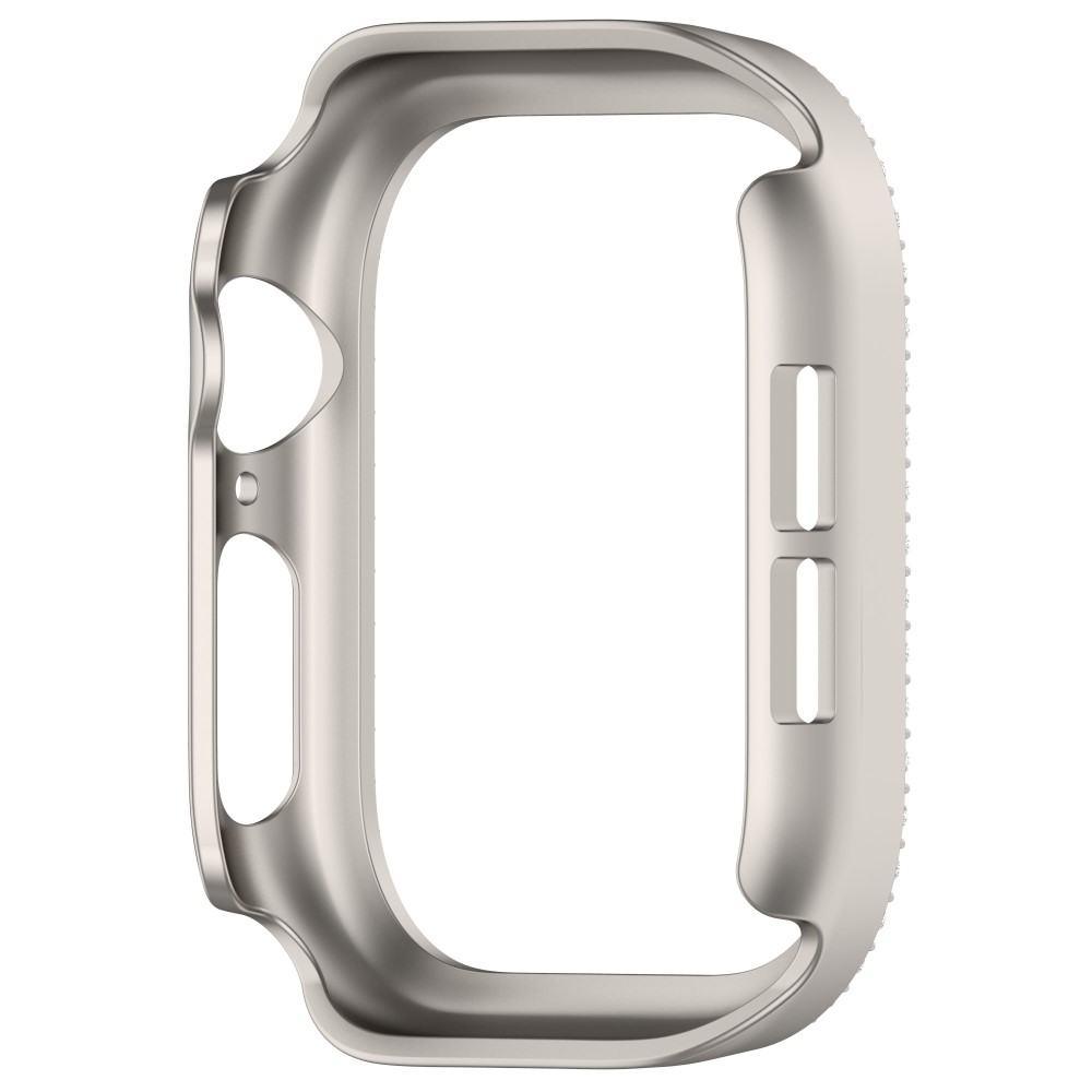 Apple Watch 10 46 mm Skal Rhinestone Grå