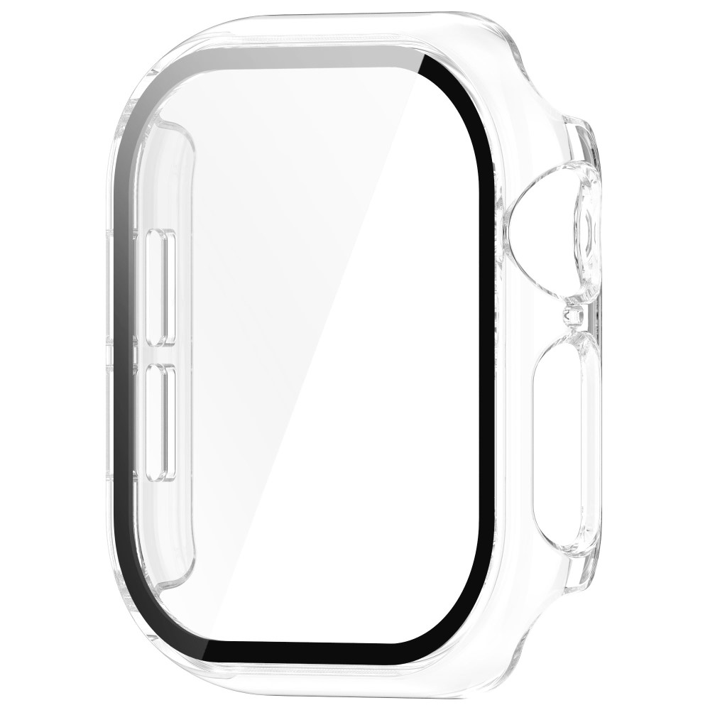 Apple Watch 10 42 mm Skal Med Skärmskydd Härdat Glas Transparent