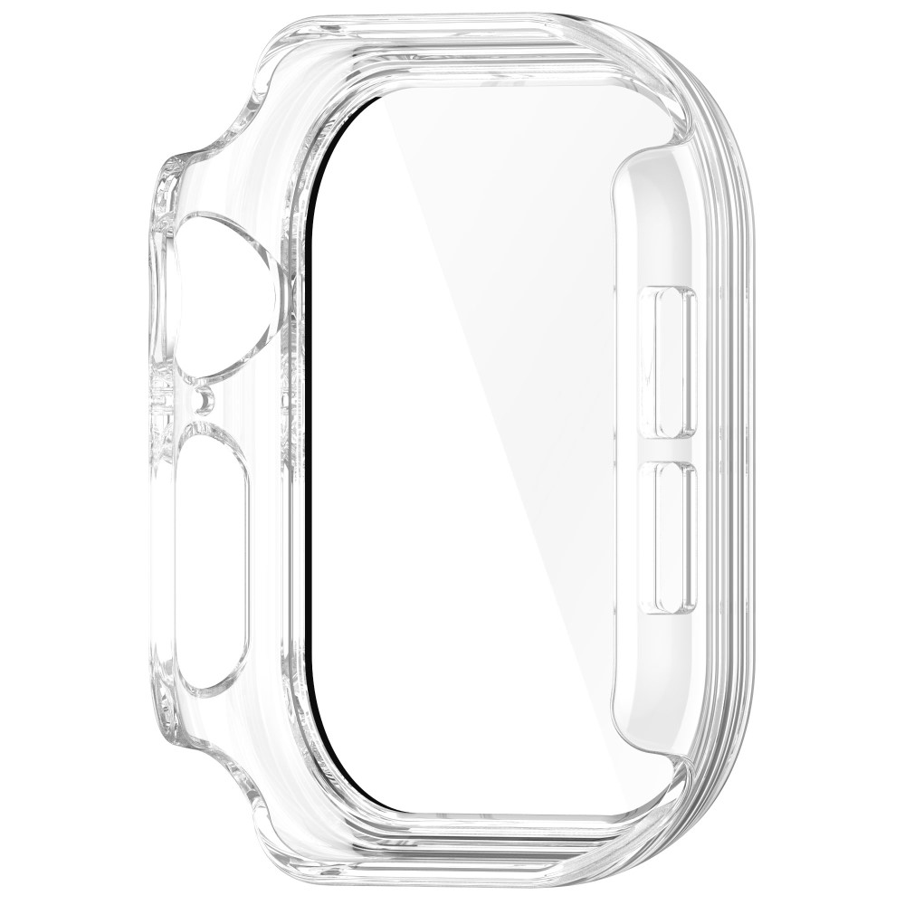 Apple Watch 10 42 mm Skal Med Skärmskydd Härdat Glas Transparent