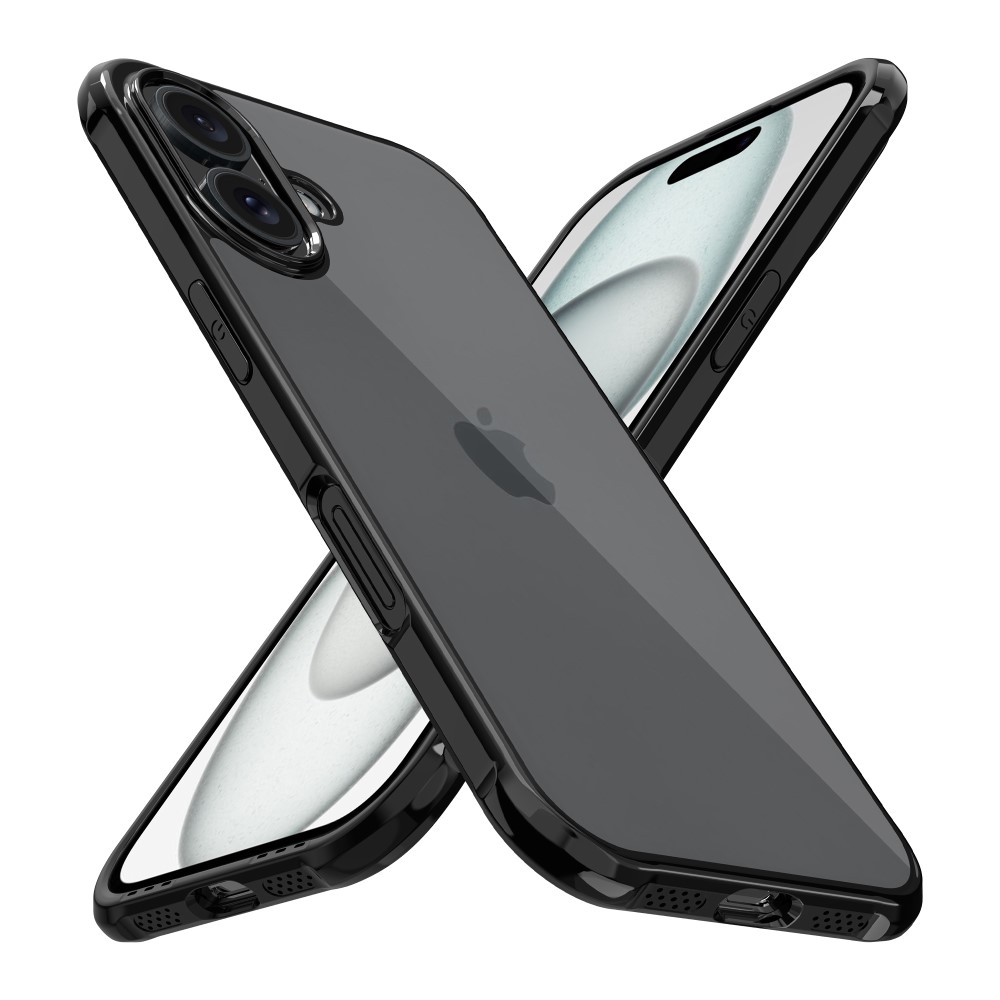 LEEU DESIGN iPhone 16 Plus Skal Airbag Hybrid Svart