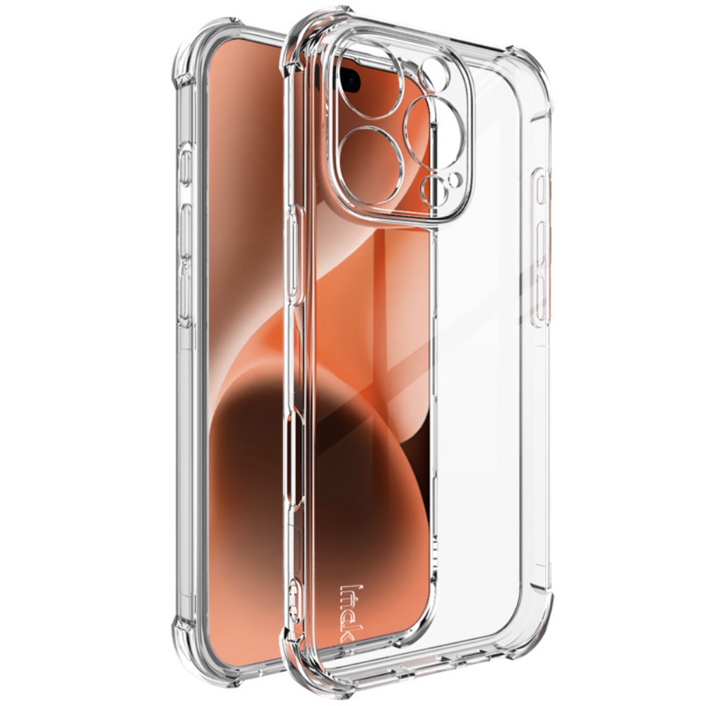 IMAK iPhone 16 Pro Skal Shockproof TPU Transparent