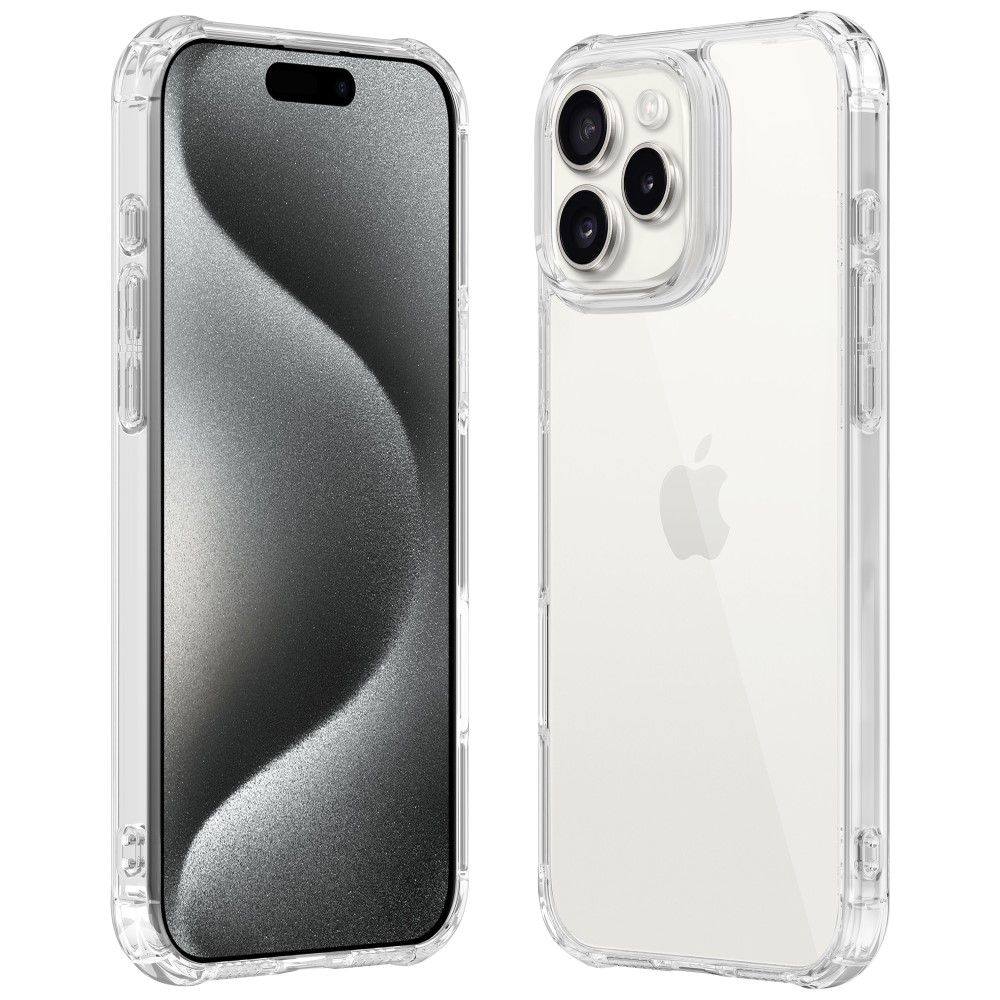 LEEU DESIGN iPhone 16 Pro Skal Airbag Hybrid Transparent