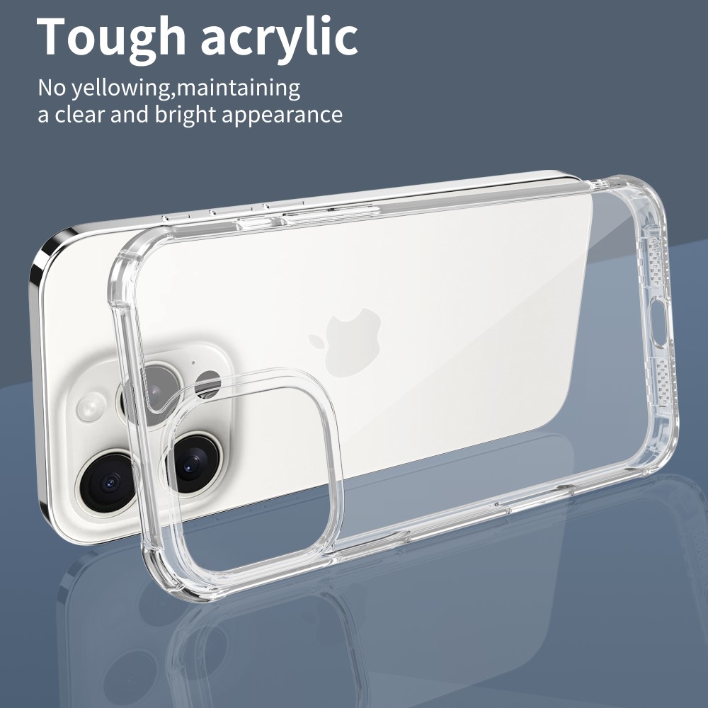 LEEU DESIGN iPhone 16 Pro Skal Airbag Hybrid Transparent