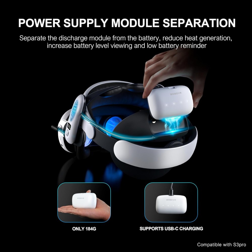 BOBOVR 10000 mAh B100 Batteripaket För BOBOVR S3 Pro