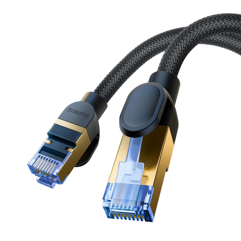 BASEUS 3 m Cat7 RJ45 Nätverkskabel Svart