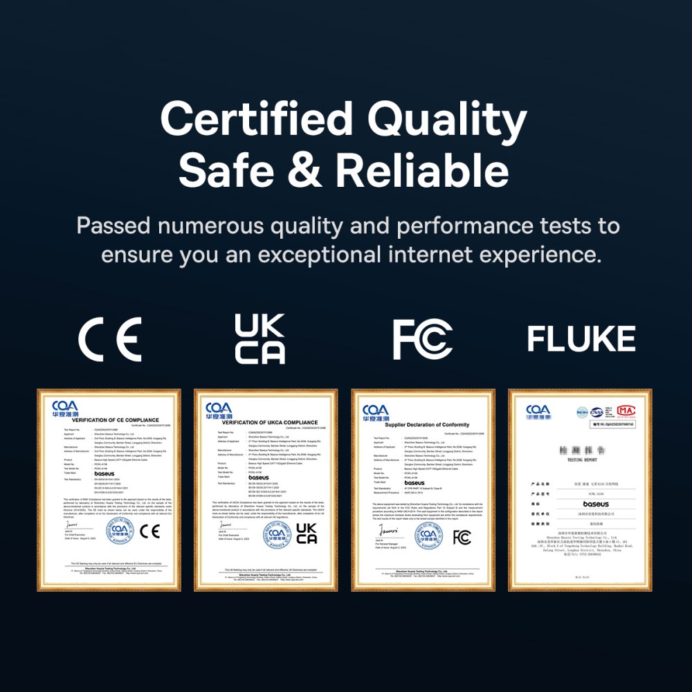BASEUS 15 m Cat7 RJ45 Nätverkskabel Svart