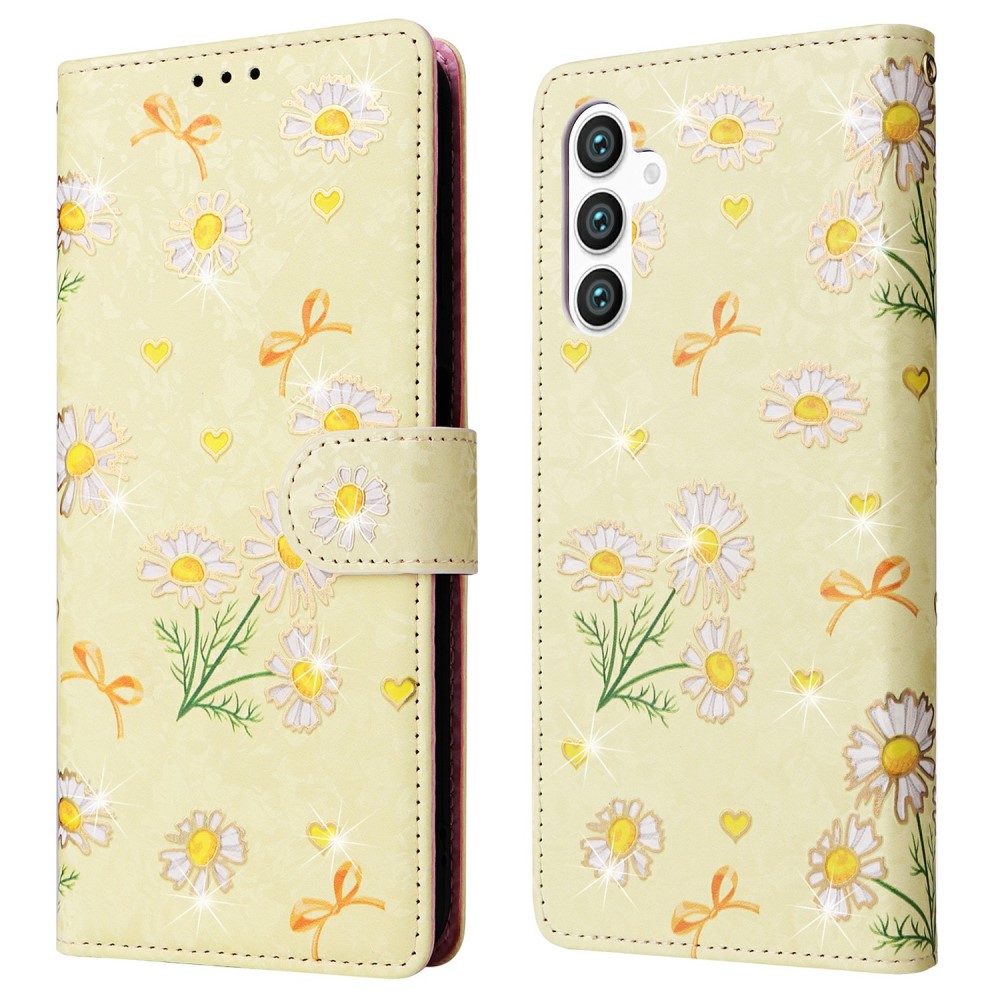 Samsung Galaxy S25 Fodral RFID Yellow Daisy