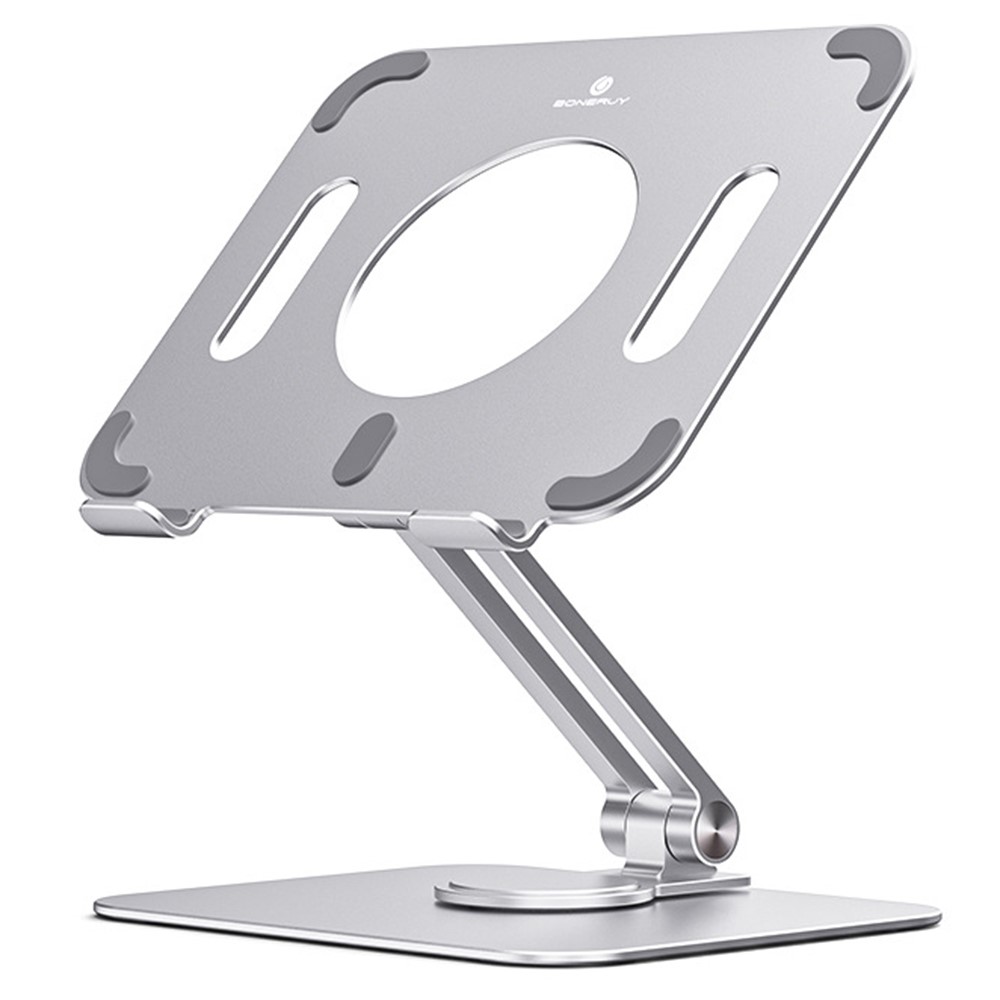 BONERUY Roterande Stativ För Surfplatta Silver