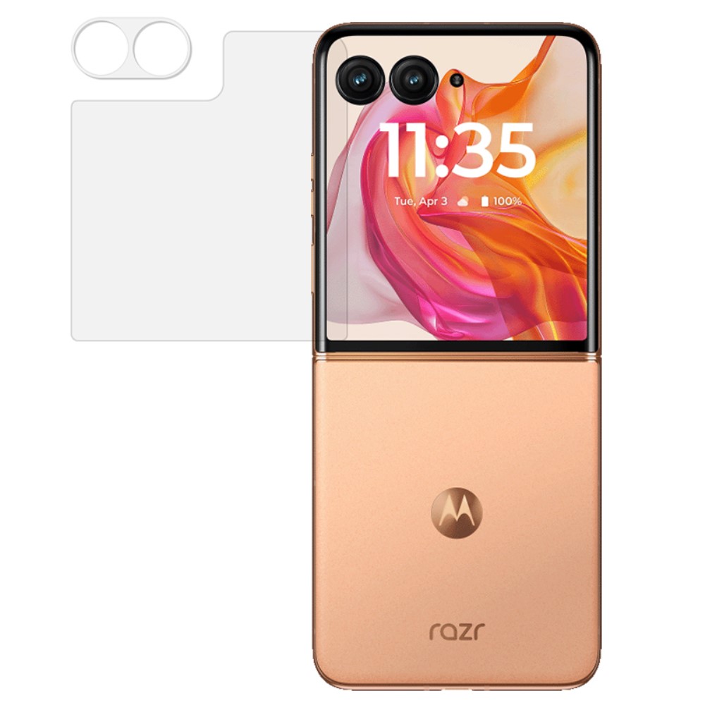 Motorola Razr 50 Ultra 5G Skärmskydd/Linsskydd Härdat Glas