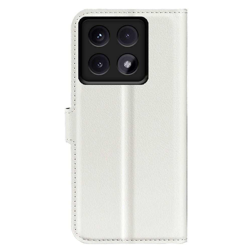 Xiaomi 14T Pro Fodral Litchi Läder Vit