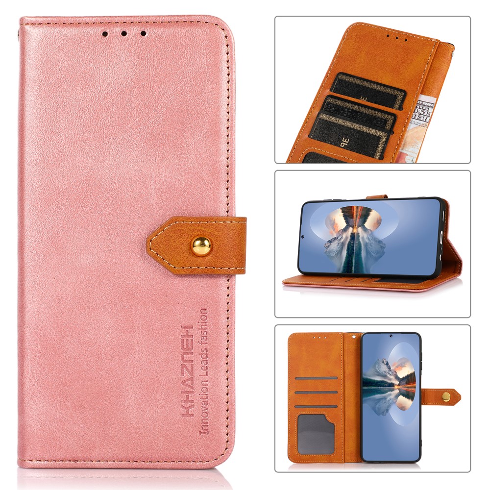 KHAZNEH Xiaomi Redmi 14C Fodral Dual Color Roséguld