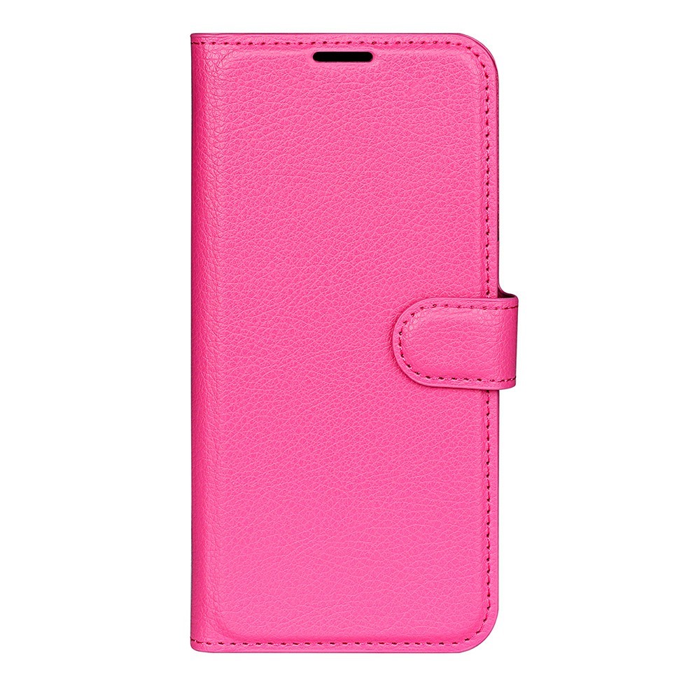 Xiaomi Redmi 14C Fodral Litchi Läder Rosa