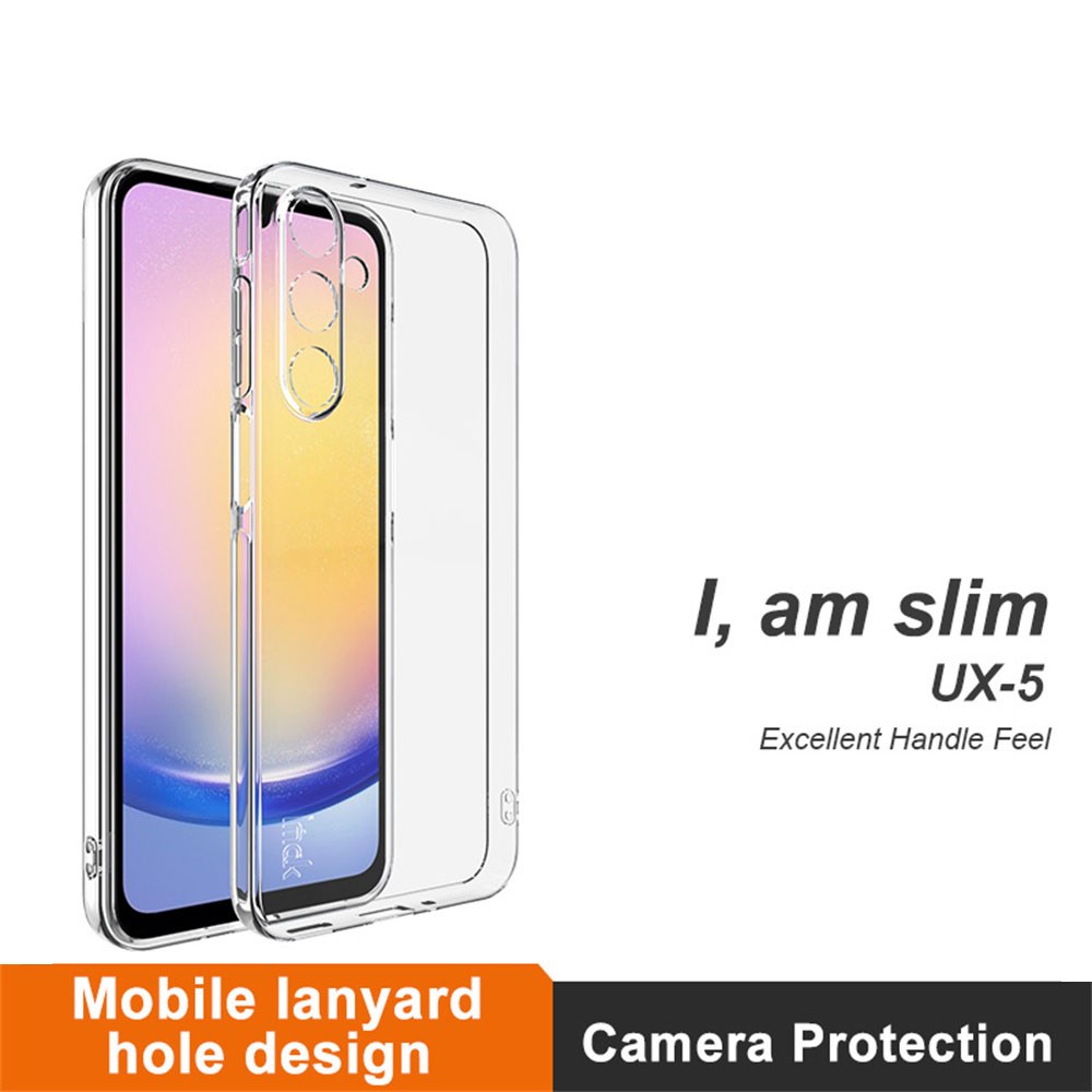 IMAK Samsung Galaxy A16 Skal TPU Ultra Slim Transparent