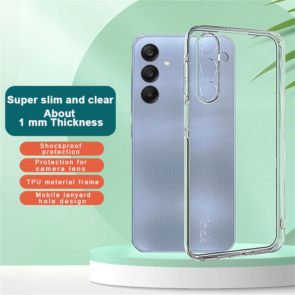 IMAK Samsung Galaxy A16 Skal TPU Ultra Slim Transparent