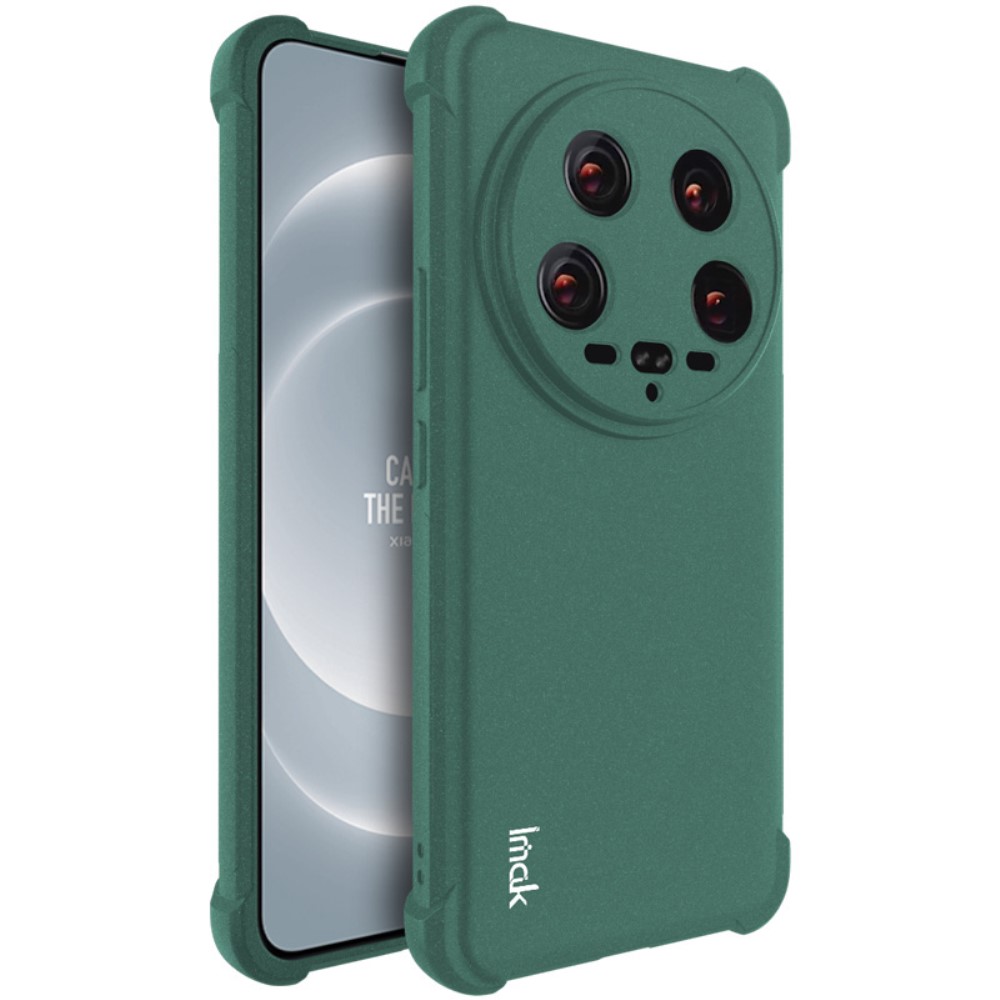 IMAK Xiaomi 14 Ultra Skal TPU AirBag Hörn Matt Grön