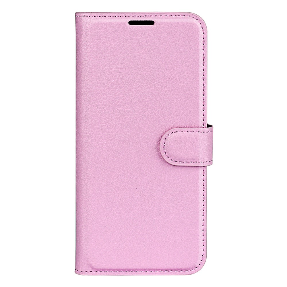 Xiaomi 14 Ultra Fodral Litchi Läder Ljus Rosa